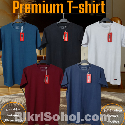 Export Quality Solid T-shirt